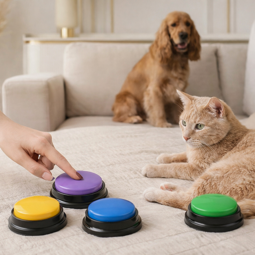 Set 8 pulsanti parlanti per cani – Registrazione e riproduzione