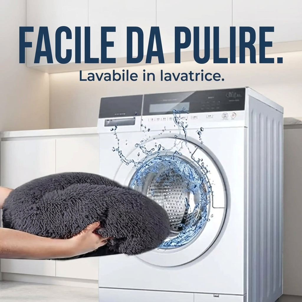 Cuccia rotonda in peluche (40 – 90 cm) – Comfort avvolgente per cani e gatti