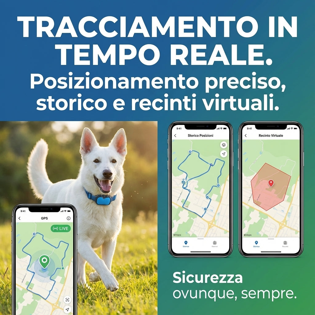 Tracker GPS 4G per animali – Localizzazione in tempo reale