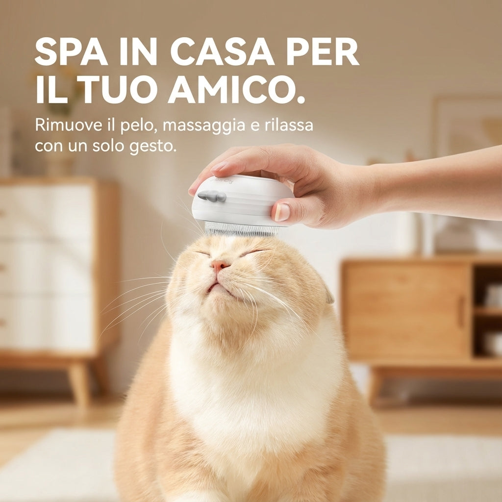 Spazzola a vapore wireless – Massaggio e rimozione dei peli