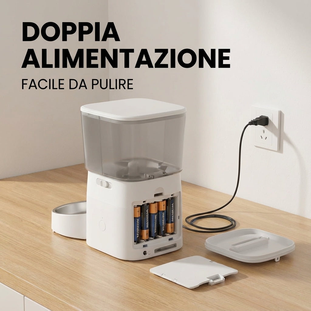 Dispenser automatico 2 L con wi-fi – Pasti programmati