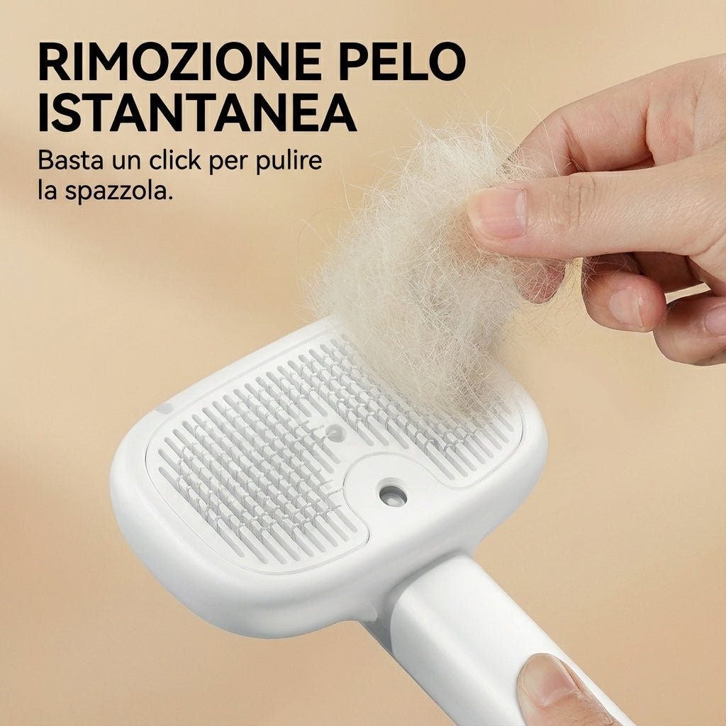Pettine a nebulizzazione elettrica – Rimozione peli per cani e gatti
