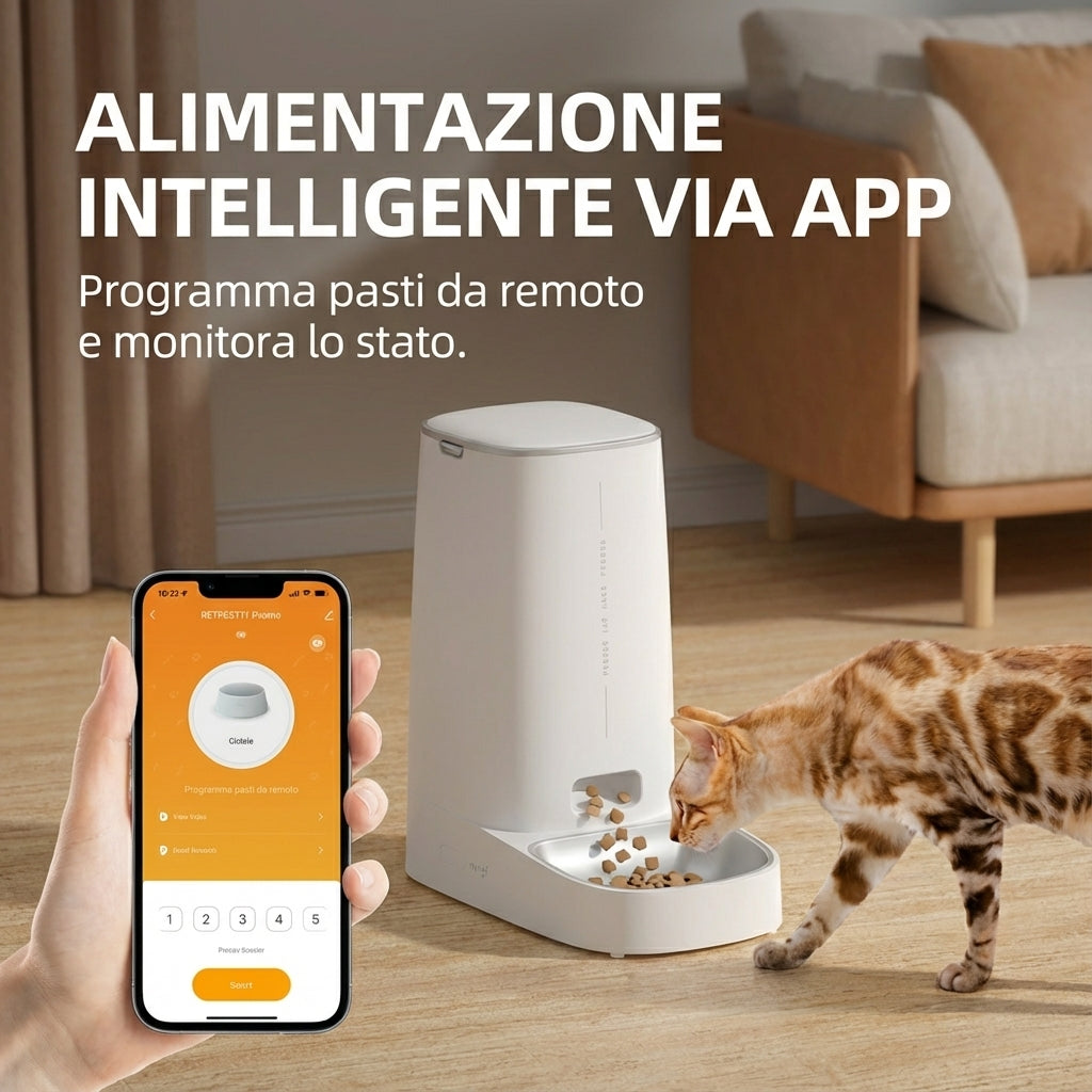 Dispenser automatico smart con wi-fi – Programmabile da app