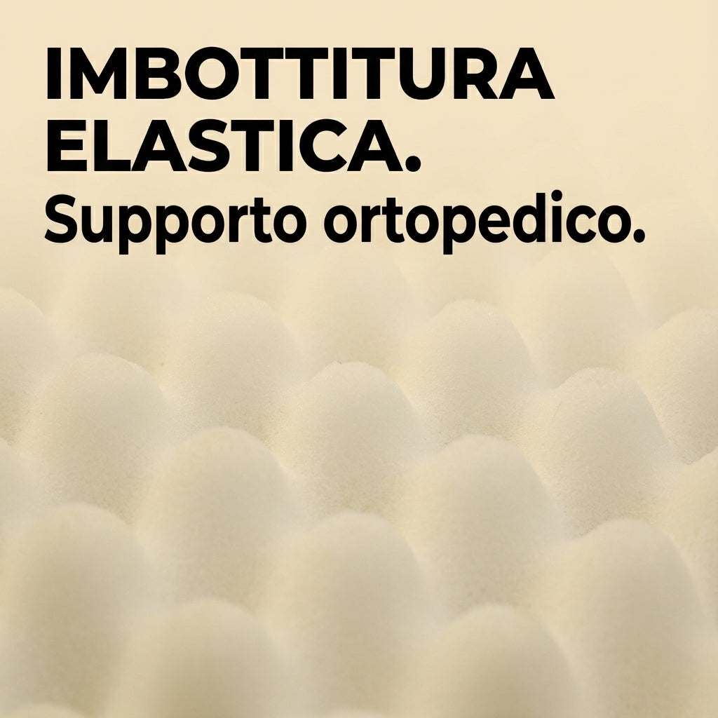 Letto ortopedico in memory foam con rivestimento lavabile – Impermeabile e antiscivolo