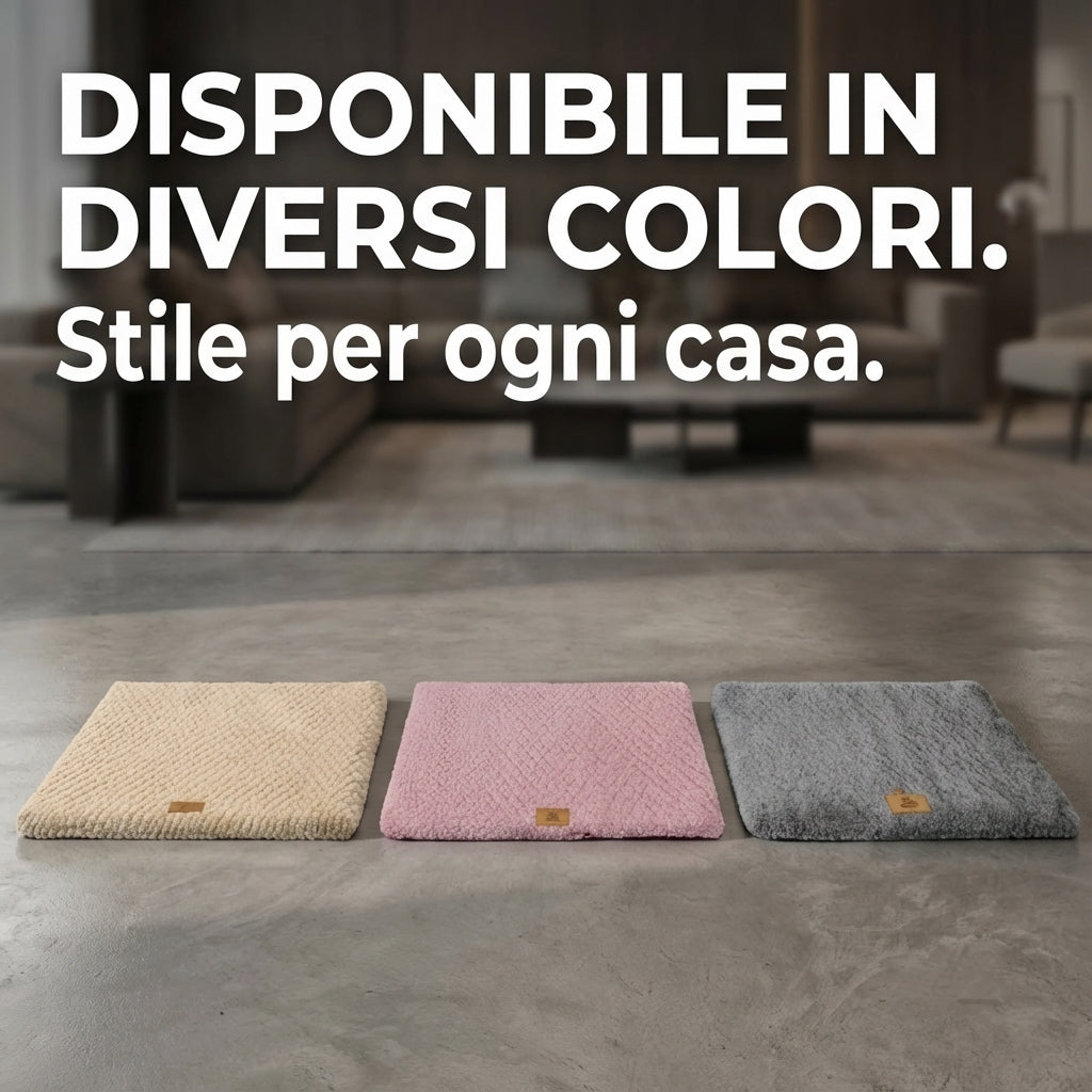 Letto ortopedico in memory foam con rivestimento lavabile – Impermeabile e antiscivolo