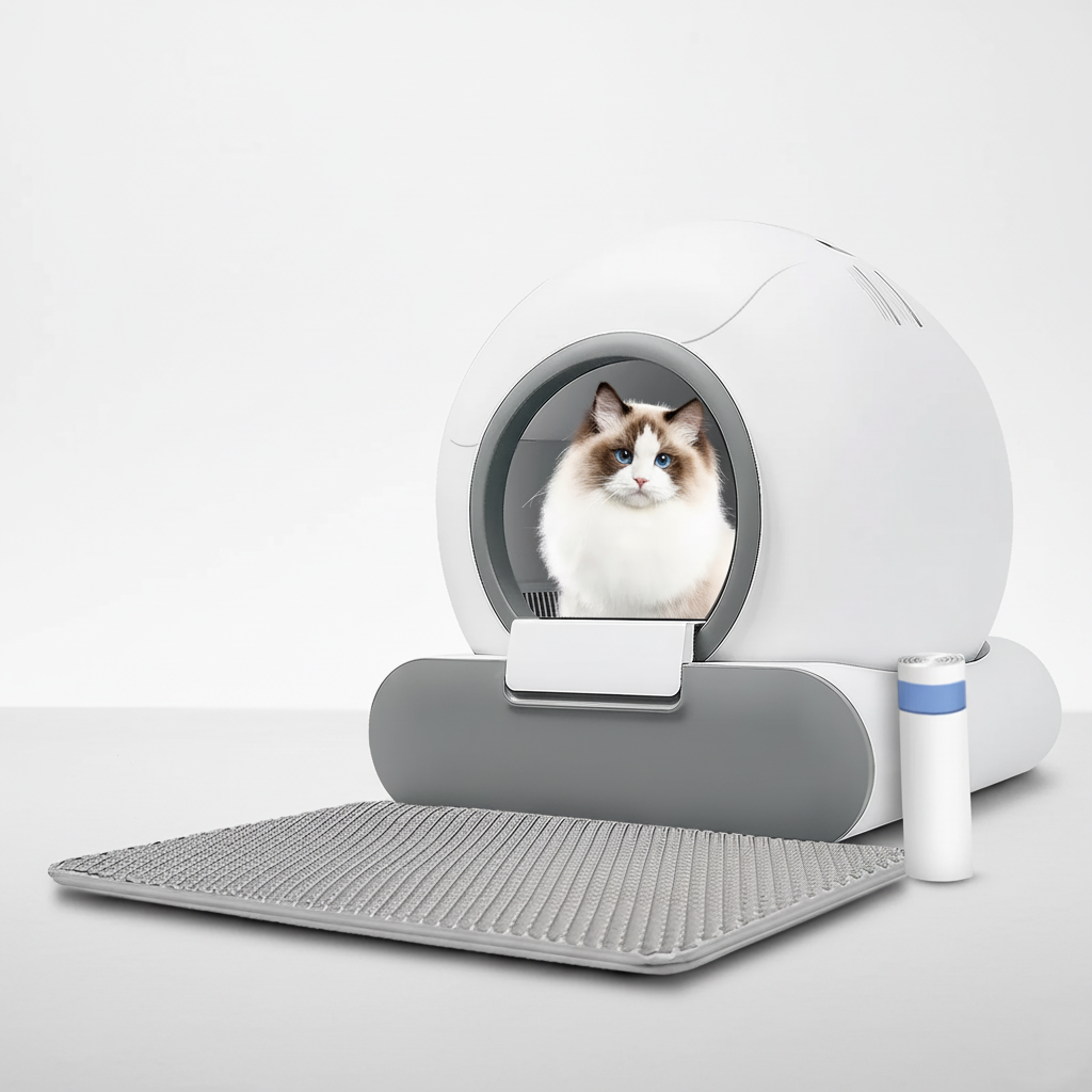 Lettiera autopulente smart con app – Igiene automatica