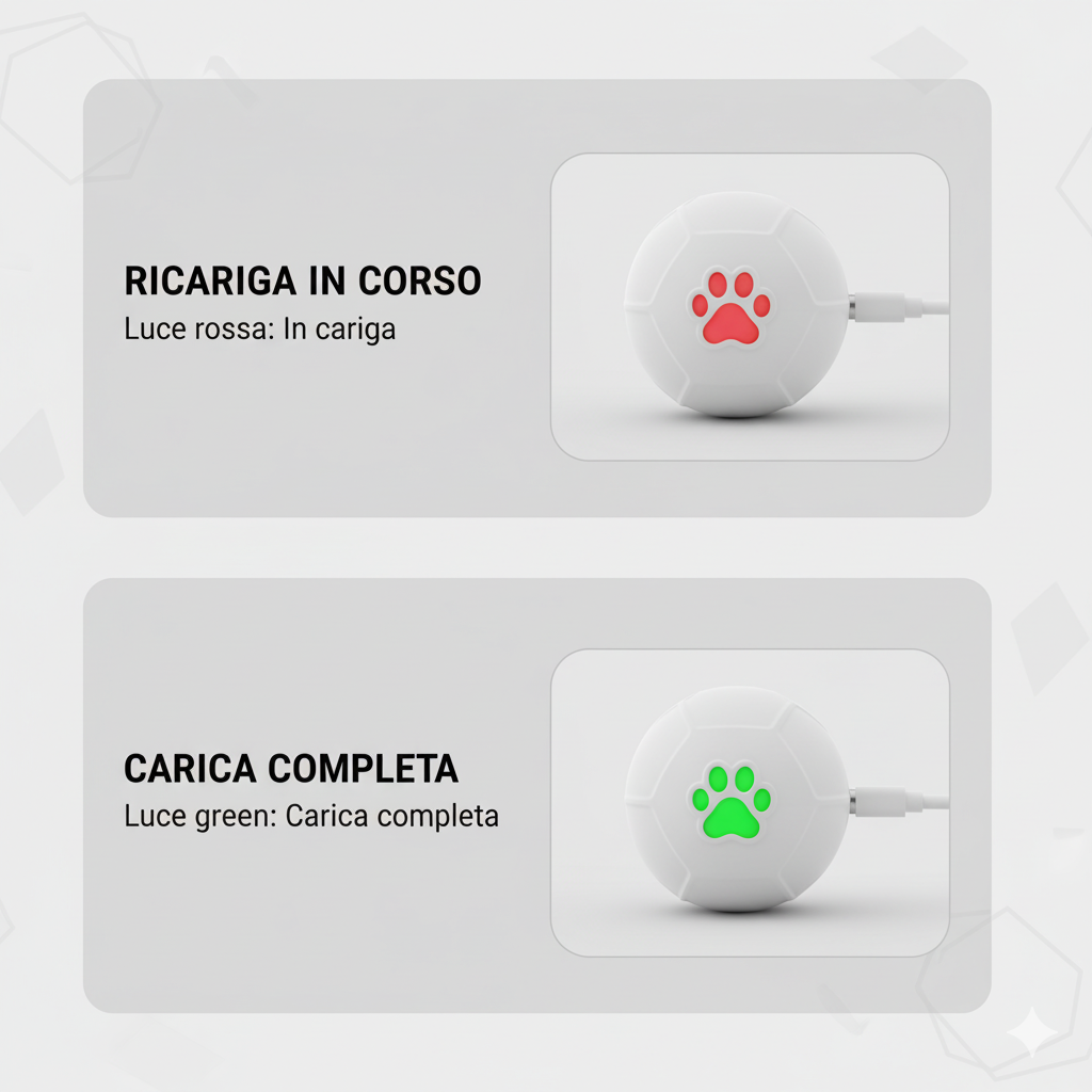 Palla interattiva smart – Movimento automatico e luci RGB