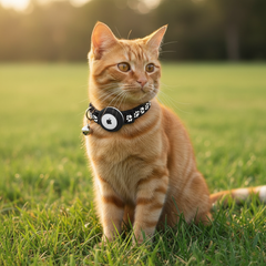Collare gatto con airtag e campanellino – Riflettente e regolabile